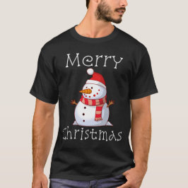 Cute Snowman-kerstcadeau T-shirt