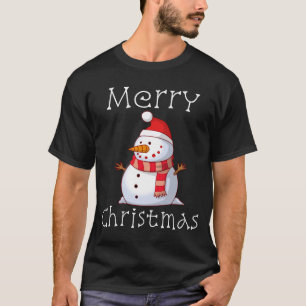 Cute Snowman-kerstcadeau T-shirt