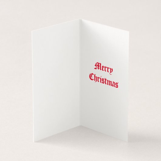 Cute Snowman-kerstkaart Kaart (Binnen)