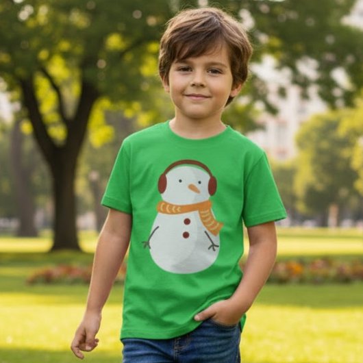 Cute Snowman Kerstmis T-shirt