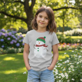 Cute Snowman Kerstmis T-shirt