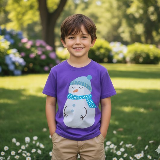 Cute Snowman Kerstmis T-shirt