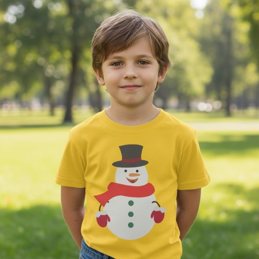 Cute Snowman Kerstmis T-shirt