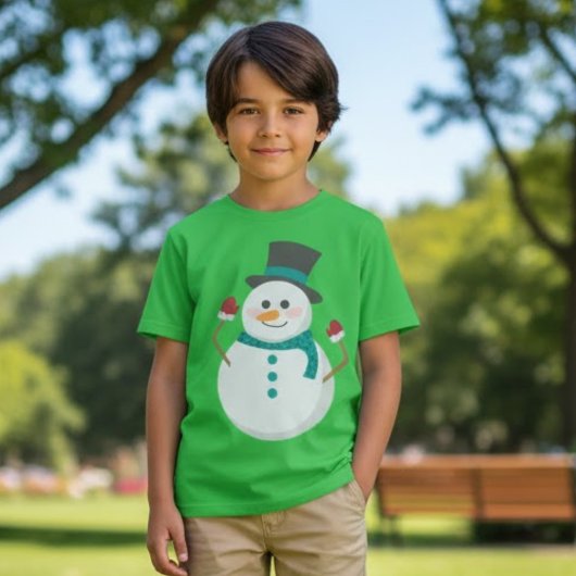 Cute Snowman Kerstmis T-shirt