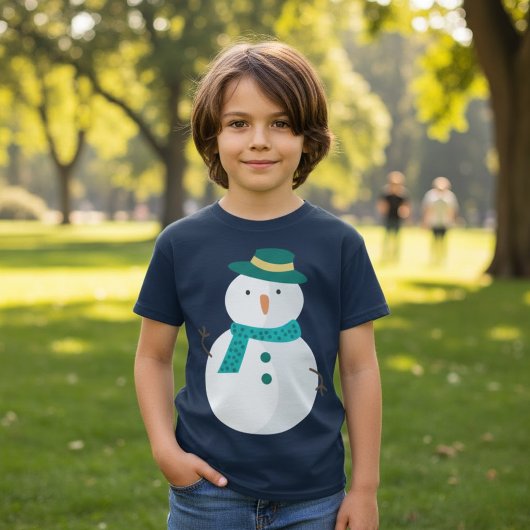 Cute Snowman Kerstmis T-shirt