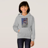 Cute Snowman Kinder Hoodie (Voorkant volledig)