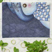 Cute Snowman Kitchen Towel Theedoek (Gevouwen)