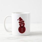 Cute Snowman Koffiemok (Links)