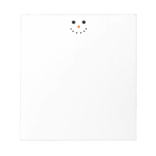 Cute Snowman-laptop Notitieblok