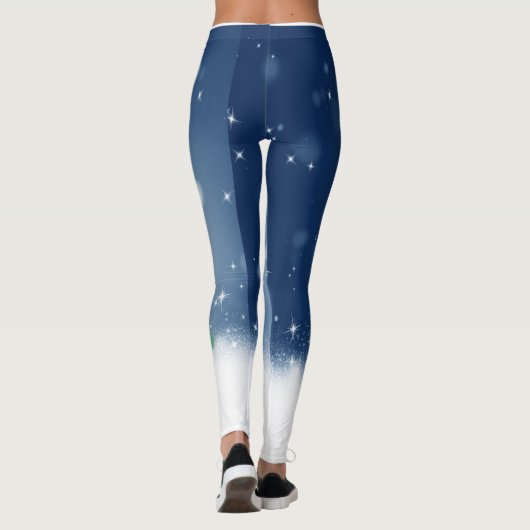 Cute Snowman Leggings (Achterkant)