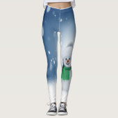 Cute Snowman Leggings (Voorkant)
