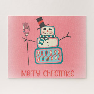 Cute Snowman Legpuzzel