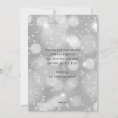 Cute Snowman Merry Kerstmis Feestdagenkaart (Achterkant)