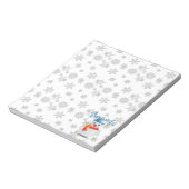 Cute Snowman Notitieblok (Linkerzijde)