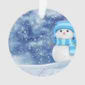 Cute Snowman Ornament (voorkant)