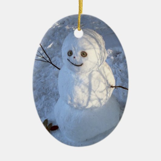 Cute Snowman Ornament (Voorkant)