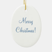 Cute Snowman Ornament (Achterkant)