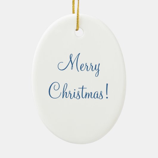 Cute Snowman Ornament (Achterkant)