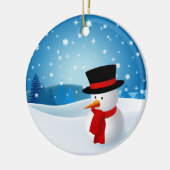 Cute Snowman Ornament (Links)