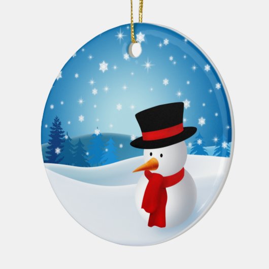 Cute Snowman Ornament (Links)