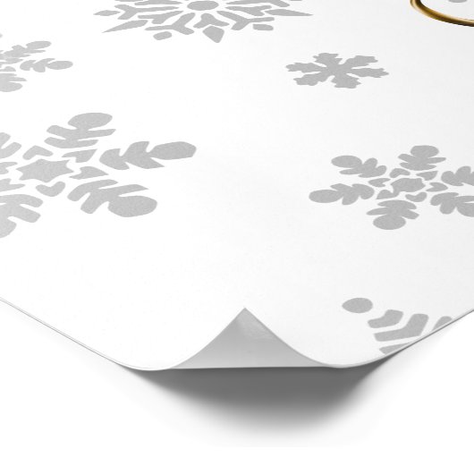 Cute Snowman Poster (Hoek)