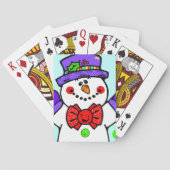 Cute Snowman Speelkaarten (Achterkant)