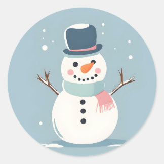 Cute Snowman Sticker