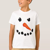 Cute Snowman T-shirt (Voorkant)