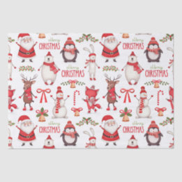 Cute Snowman Tissue Paper Tissuepapier