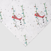 Cute Snowman Tissuepapier (Detail)