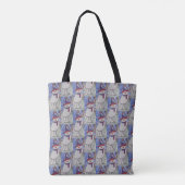 Cute Snowman Tote Bag (Achterkant)