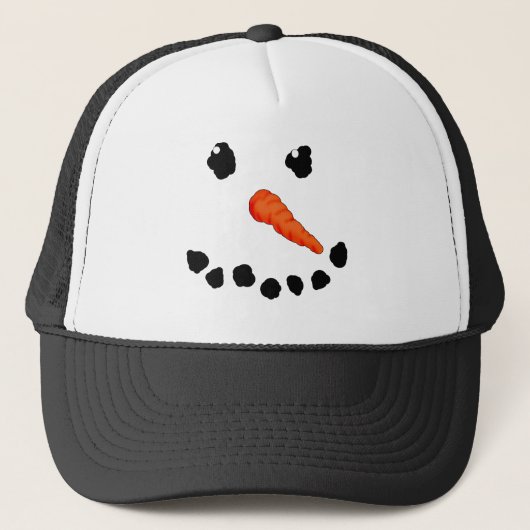 Cute Snowman Trucker Pet (Voorkant)