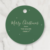 Cute Snowman | Whimsical Christmas Holiday Design Bedankjes Labels (Achterkant)