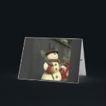 CUTE SNOWMAN ZEGT MERRY CHRISTMAS/HAPPY NEW YEAR FEESTDAGEN KAART<br><div class="desc">DEZE CUTIE SNOWMAN IS ZO KLAAR OM IETS TE DOEN VOOR "U" OM MERRY CHRISTMAS/EEN ZEER HAPPY NIEUW JAAR TE ZEGGEN AAN OM HET EVEN WELKE VRIEND/GEZINSLEDEN U WEET!</div>