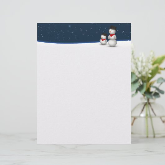 Cute Snowmen Constellation (Staand voorkant)