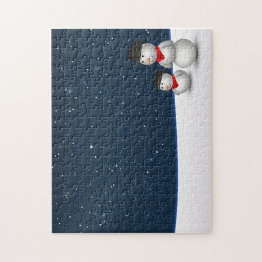 Cute Snowmen Constellation Legpuzzel (Verticaal)