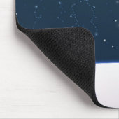 Cute Snowmen Constellation Muismat (Hoek)