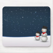 Cute Snowmen Constellation Muismat (Voorkant)