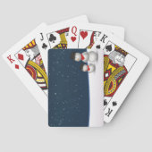 Cute Snowmen Constellation Speelkaarten (Achterkant)