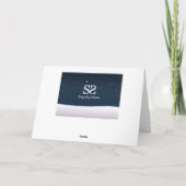 Cute Snowmen die vrolijk kerstfeest wensen Feestdagen Kaart (Achterkant)