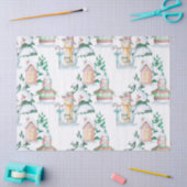 Cute Snowmen en Kerstbomen Ontkoppeling Tissuepapier (Craft)