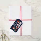 Cute Snowmen Gift Labels Cadeaulabel (Met Touw)