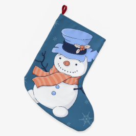 Cute Snowmen Grote Kerstsok