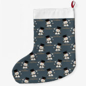 Cute Snowmen Grote Kerstsok (Achterkant)