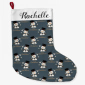 Cute Snowmen Grote Kerstsok (Voorkant)