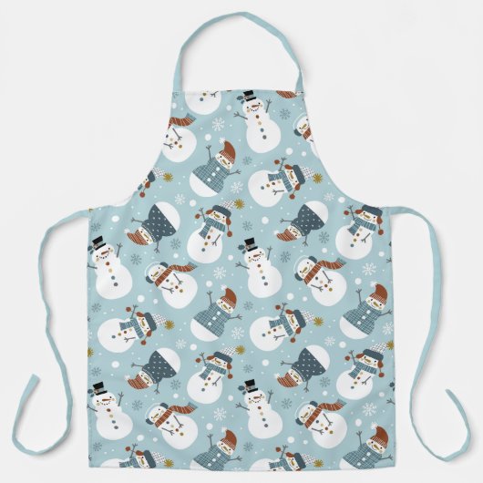 Cute Snowmen Schort (Voorkant)