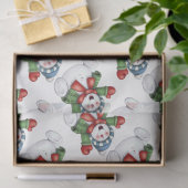 Cute Snowmen Tissuepapier (Geschenk)