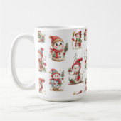 Cute snowmen with hats  koffiemok (Links)