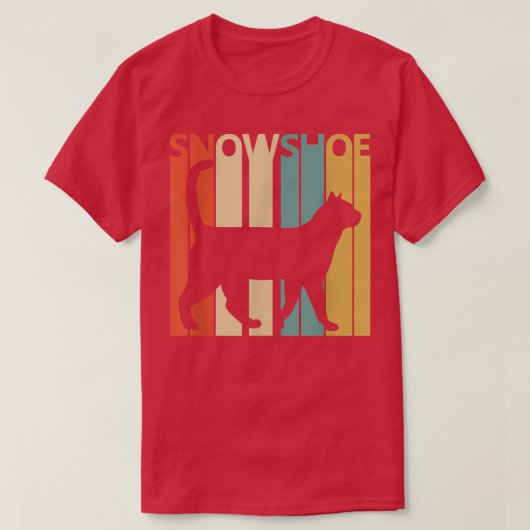 Cute Snowshoe Cat T-shirt (Design voorkant)