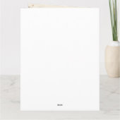 Cute Snowy Christmas Porch  Kaart (Achterkant)